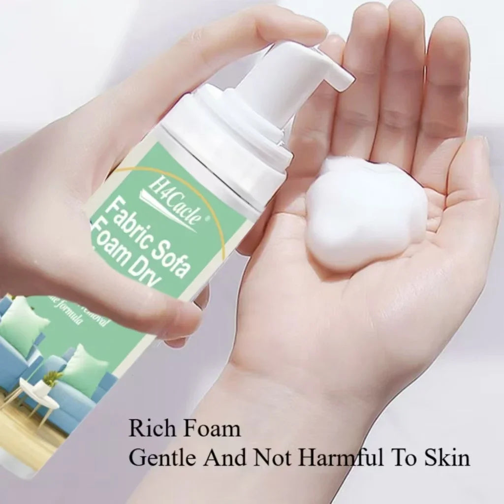 Fabric Sofa Foam Dry Cleaner Multi-Functional Cleaning Solution Clothing Stain Remover for Carpet Curtain No Water Needed Agent