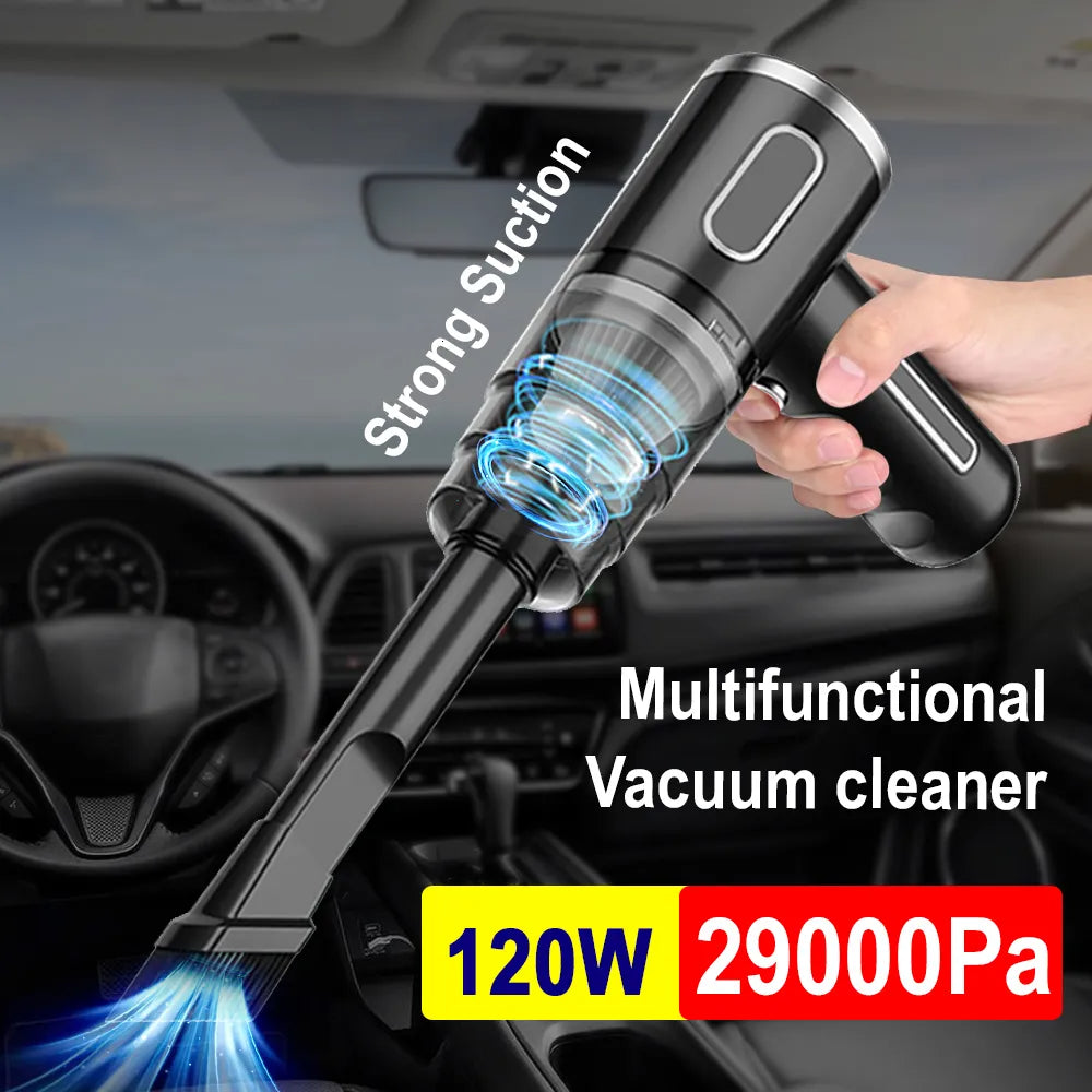 120W Cordless Handheld Vacuum Cleaner Small Mini Portable Car Auto Home Wireless