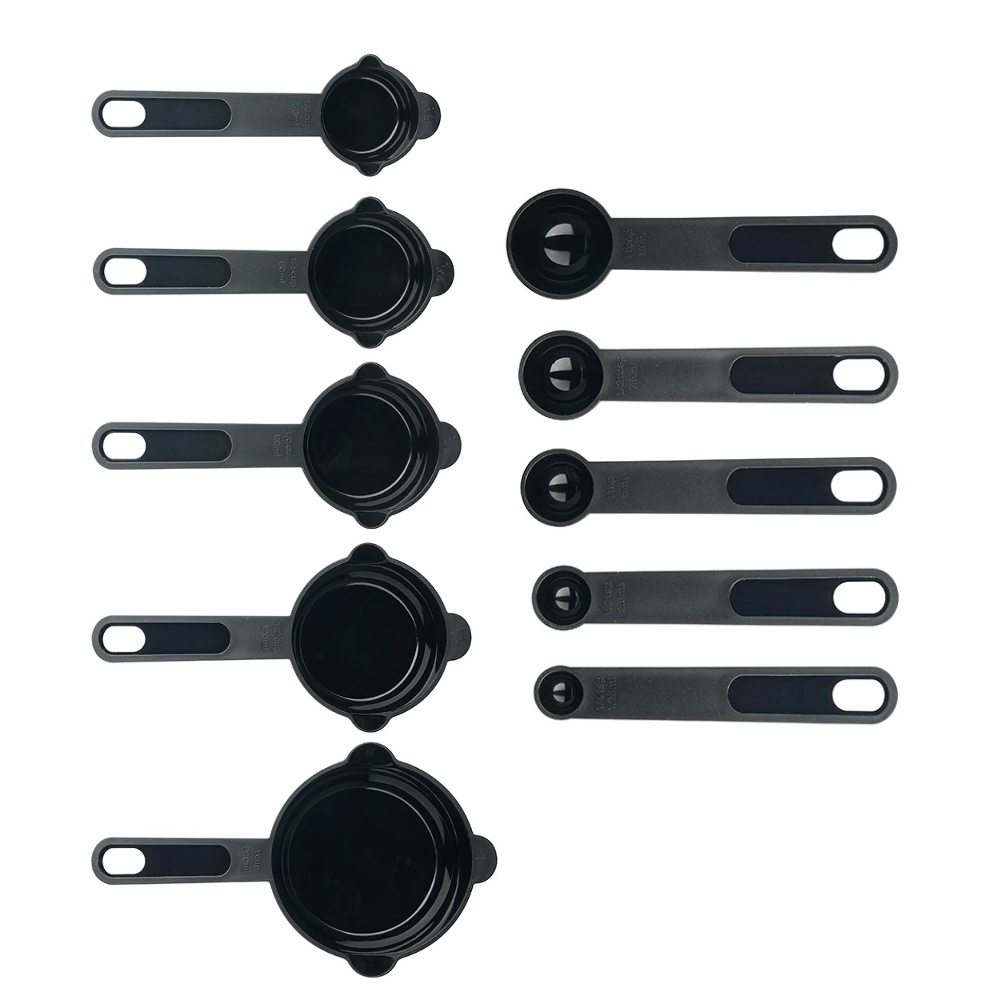36 Piece Kitchen Gadget Set with Kitchen Cooking Utensils, and Drawer Organizer, Black