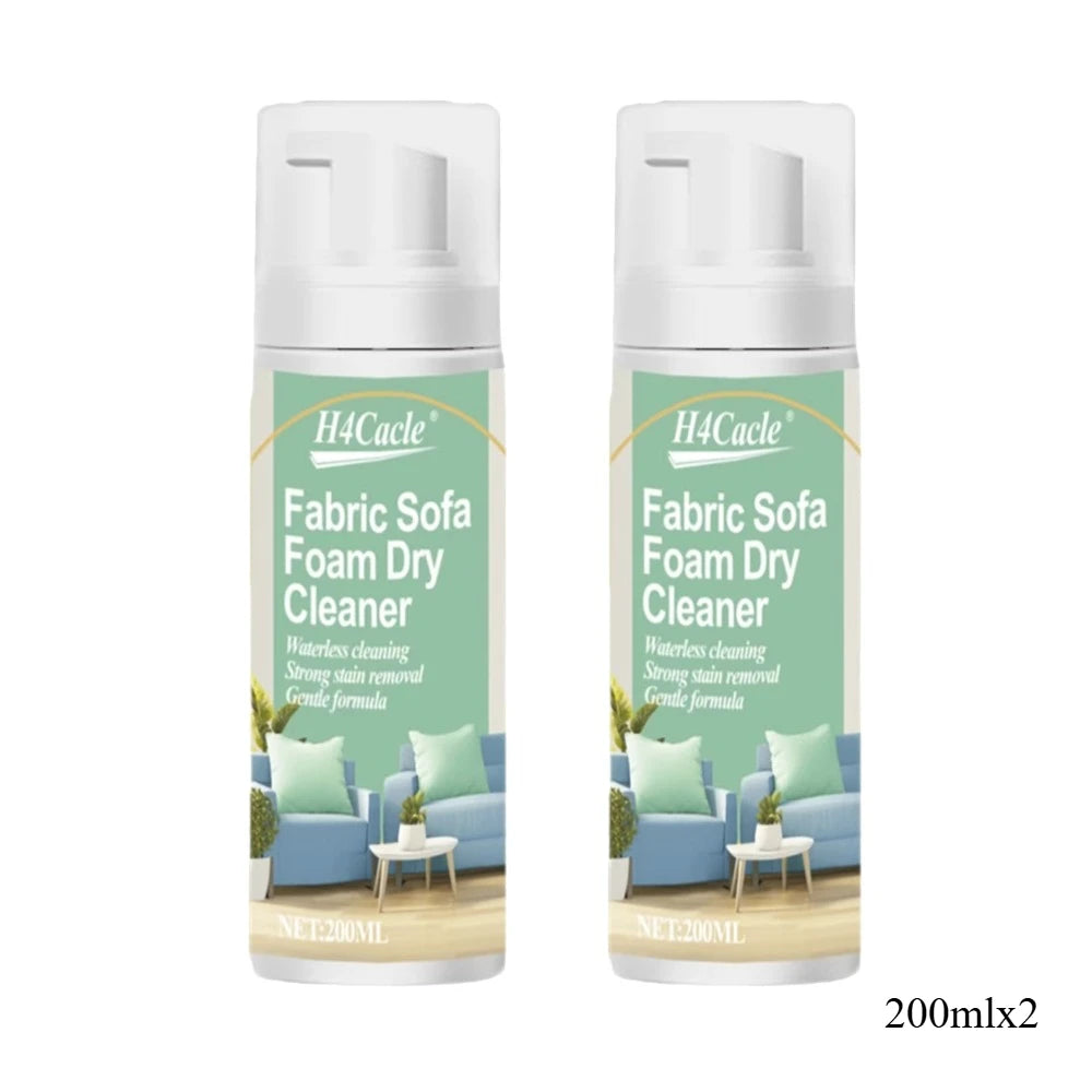 Fabric Sofa Foam Dry Cleaner Multi-Functional Cleaning Solution Clothing Stain Remover for Carpet Curtain No Water Needed Agent